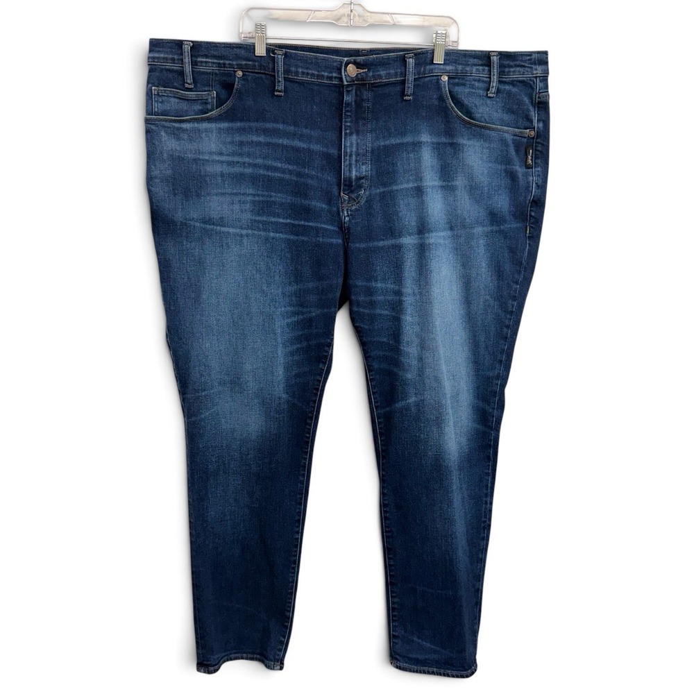 Silver Jeans Co Machray Easy Fit Straight Leg Mens Blue Jeans 50x32 Medium Wash